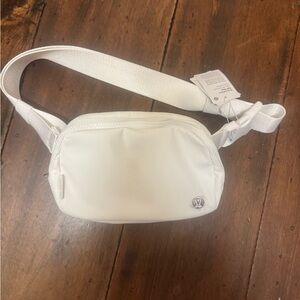 White Lululemon Belt Bag